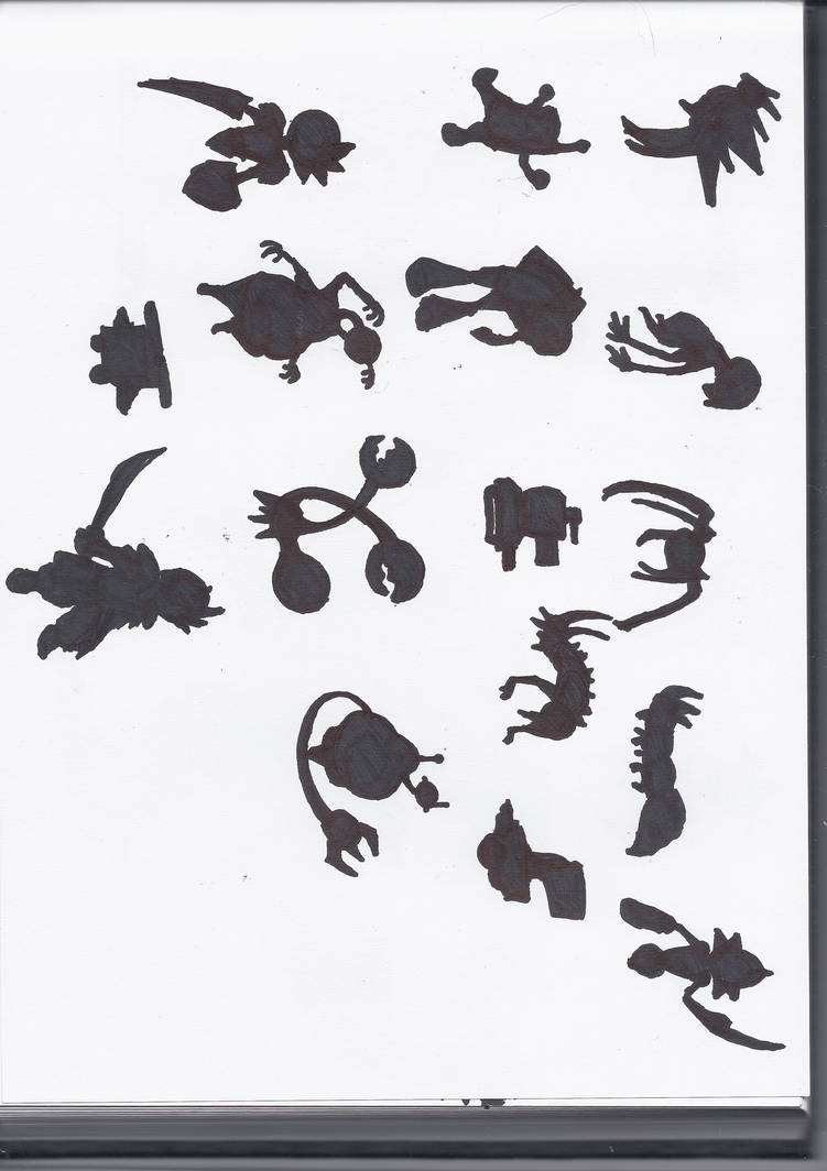 Shadow Characters 2 by Bixran001 on DeviantArt