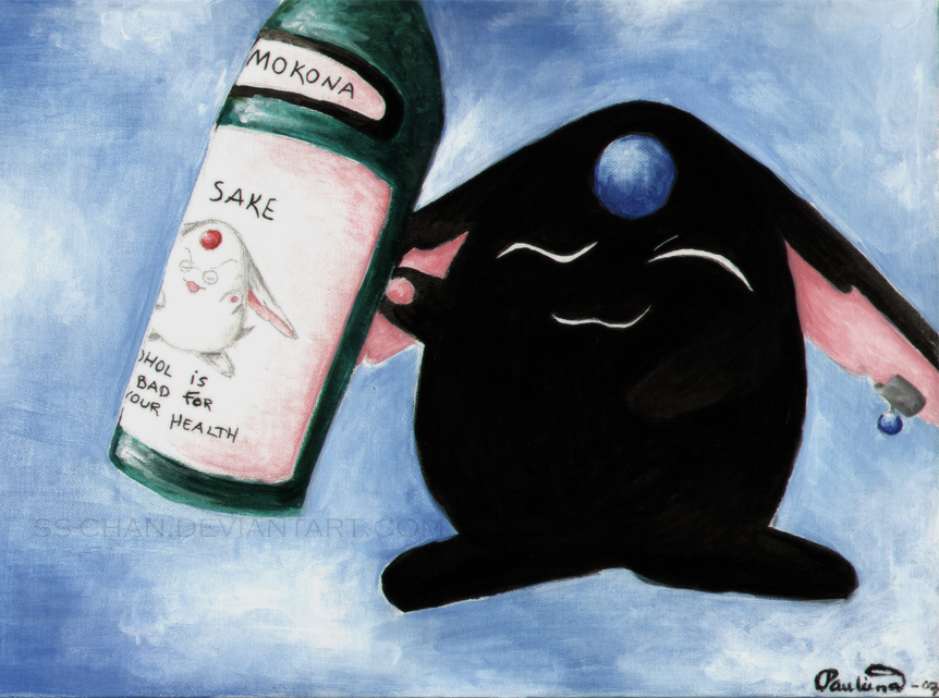 Mokona likes to drink