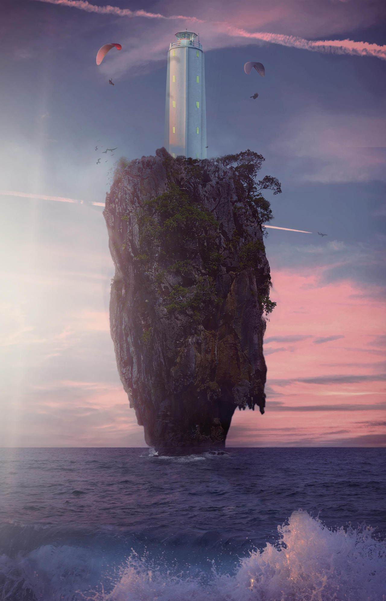 Amidst the lighthouse