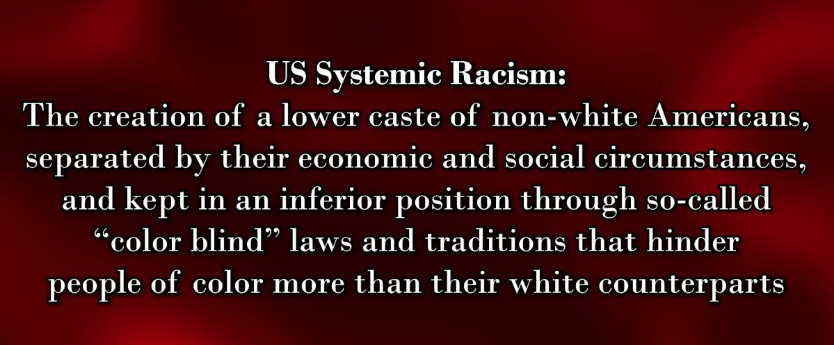 The Definition of American Systemic Racism by TLanetheDragon on DeviantArt