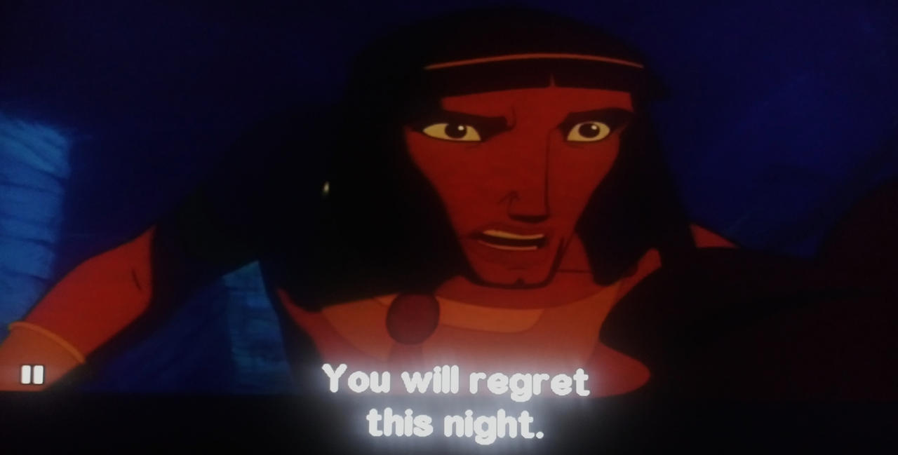 Prince Moses: You will regret this night. by TLanetheDragon on DeviantArt