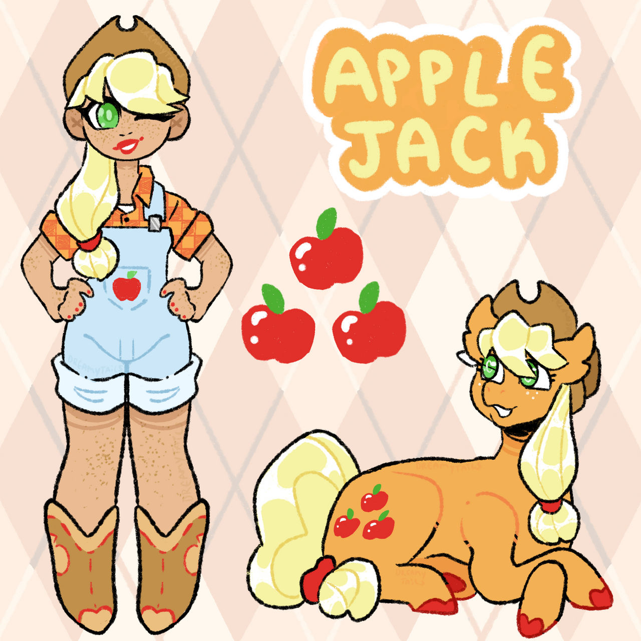 Applejack Man Human Applejack by Dreamytails on DeviantArt