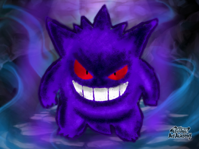 Shiny Mega Gengar by Goronic on DeviantArt