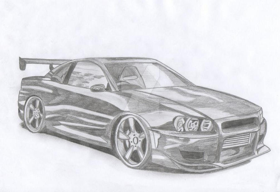 Nissan Skyline GT-R34 by Arek-OGF on DeviantArt