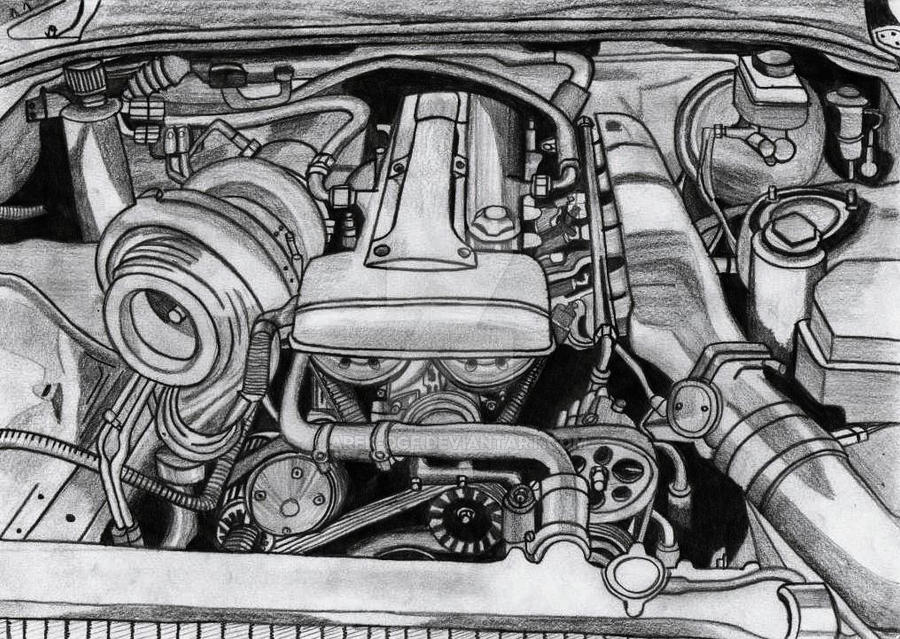 Toyota Supra MK IV Engine by Arek-OGF on DeviantArt
