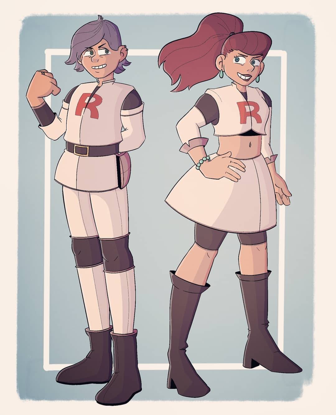 Pokemon anime Sword Shield: Team Rocket NEW DESIGN by LukasThadeuART on  DeviantArt