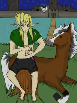 Link and Navi and Epona ver.3