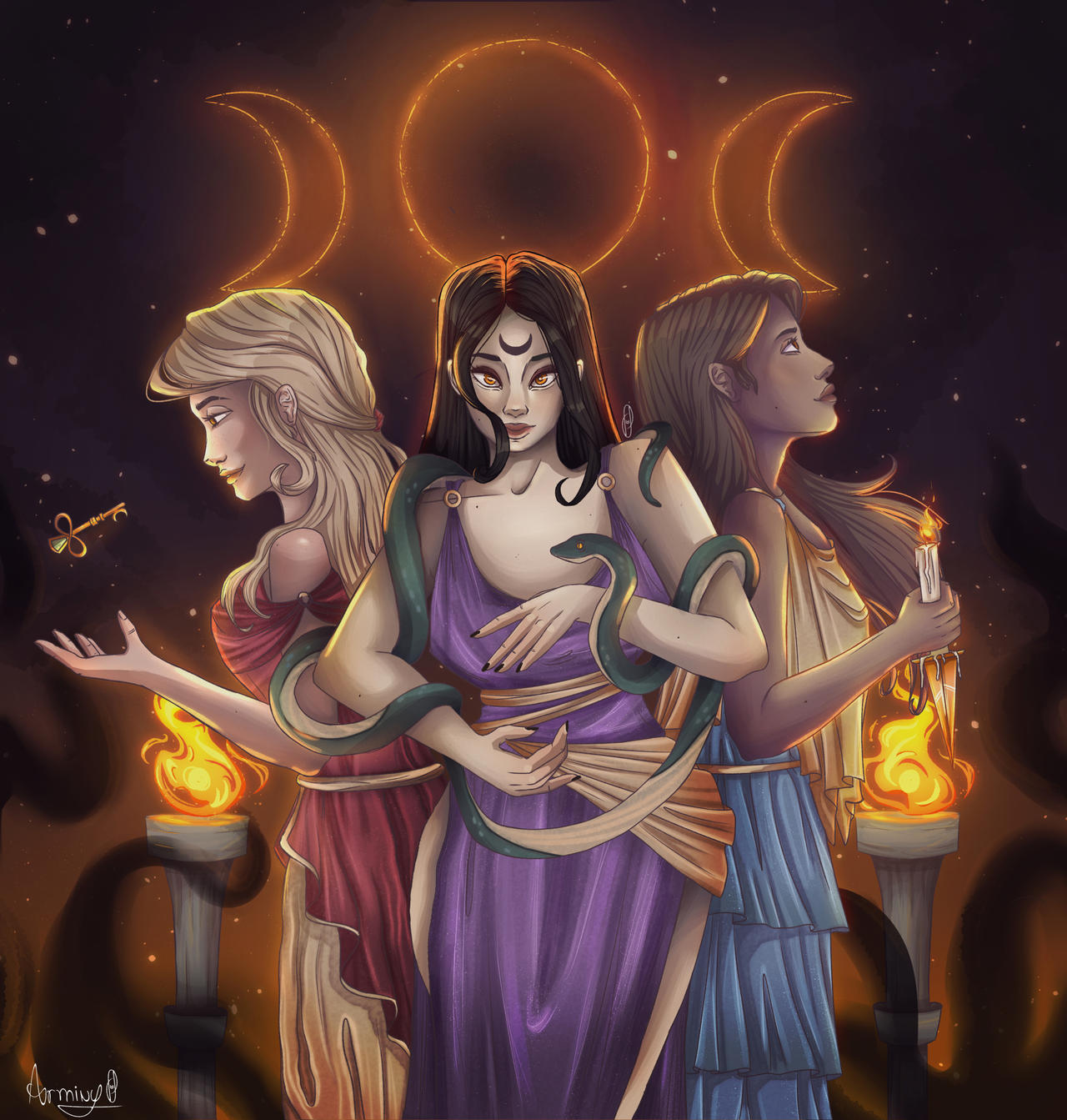 3 Witches Example The Three Witches by Arminy-ffy on DeviantArt