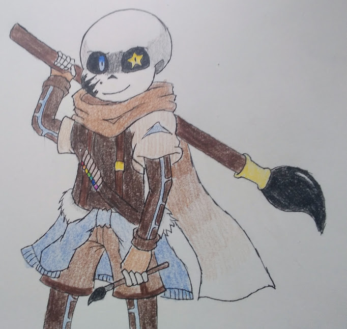 Ut Ink Sans Undertale Au: Ink Sans by lime-imposter09 on DeviantArt
