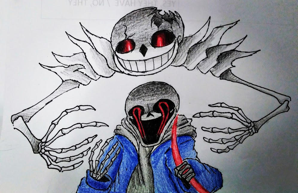Undertale Au-Battle: Ultra Sans Vs Vhs Sans by lime-imposter09 on ...