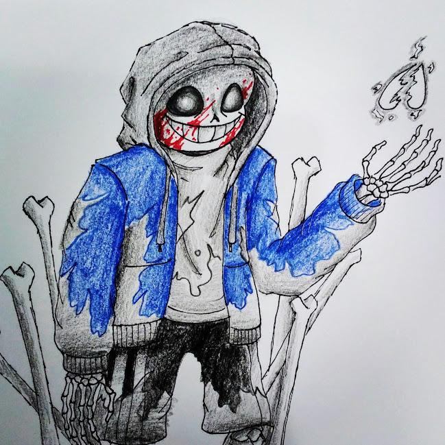 Unertale Au: Dusttale - Pyrosomni V2 by lime-imposter09 on DeviantArt