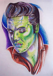 Elvis Aint Dead, He's A Zombie