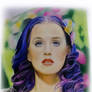 Katy Perry colour pencil portrait