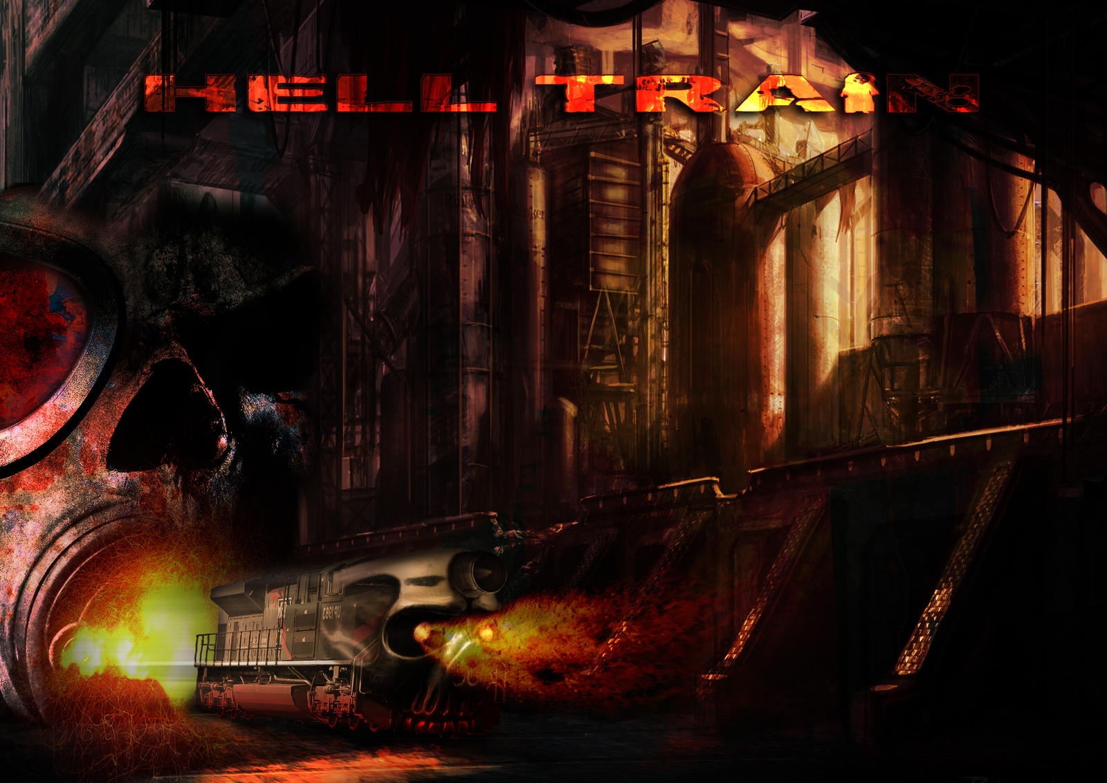 Hell Train Draw Hell Train by CarlosFanZine on DeviantArt