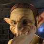 Goblin eating foot