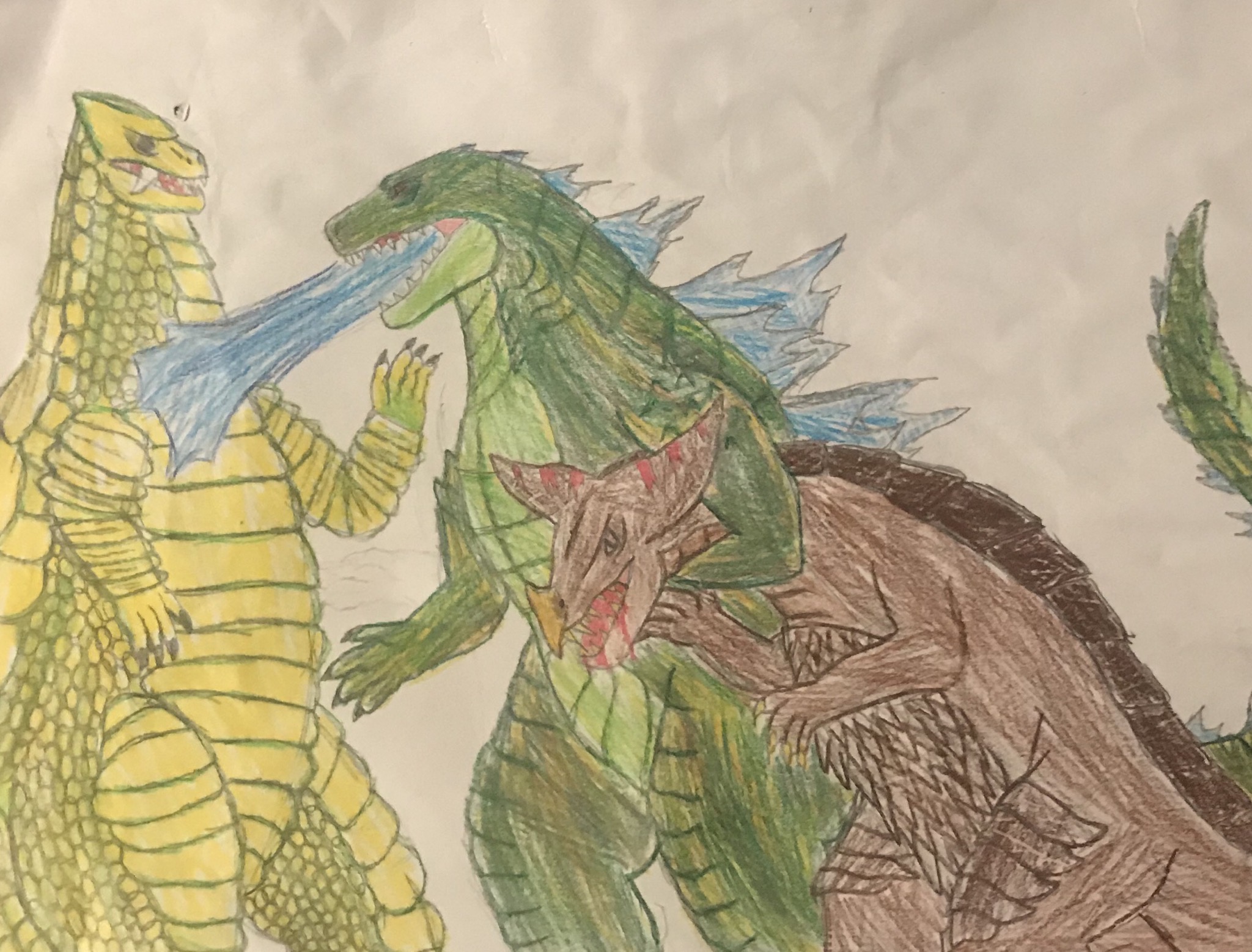 Godzilla(Final Wars) vs. Gomora(Ultra Galaxy) by Drawbot908 on DeviantArt