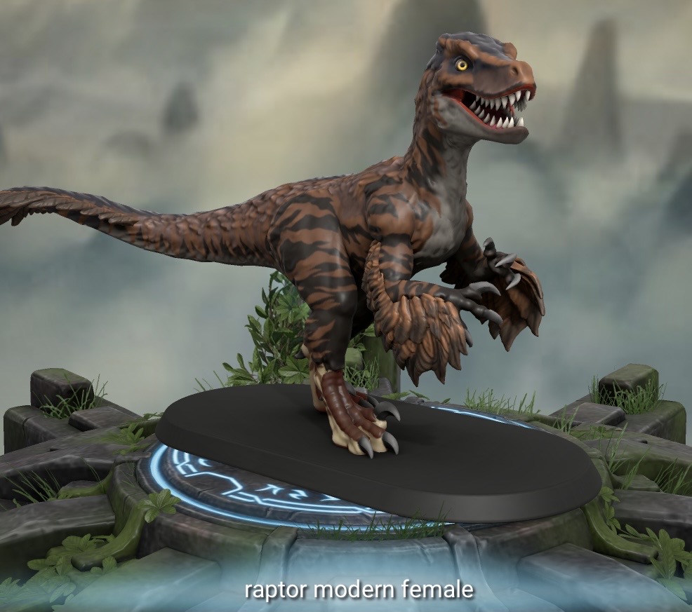Hero forge raptor (modern: female) by KingGiganoto5 on DeviantArt