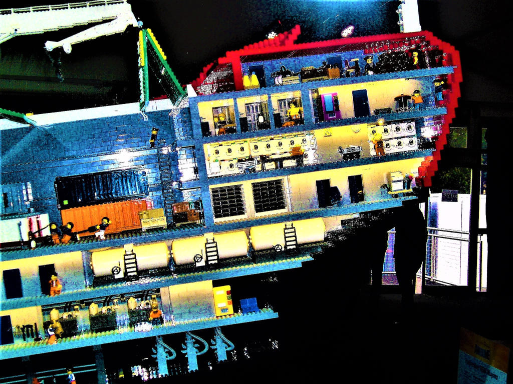 Lego Cargo Ship Interior 3 Stern By Masterwriter On Deviantart