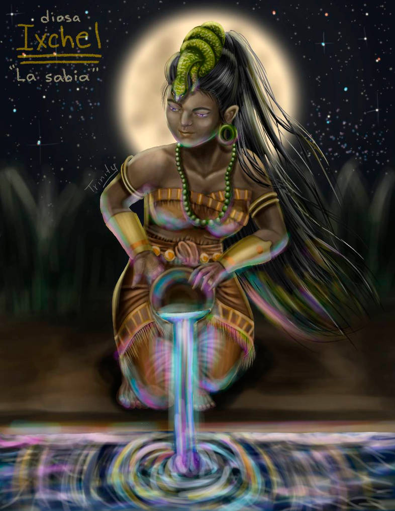 Mayan Moon Goddess Ixchel The Wise by TrinityatNight on DeviantArt