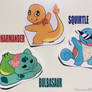 Kanto Stickers! NOW AVAILABLE