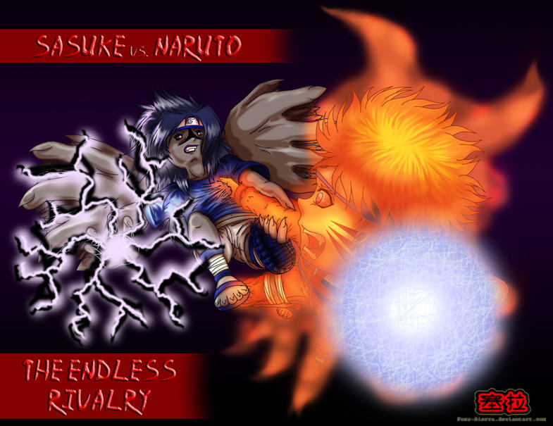 Sasuke-Naruto-Endless Rivalry by Foxy-Sierra on DeviantArt