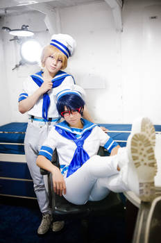 Free! Sailor uniform - Nagisa and Rei