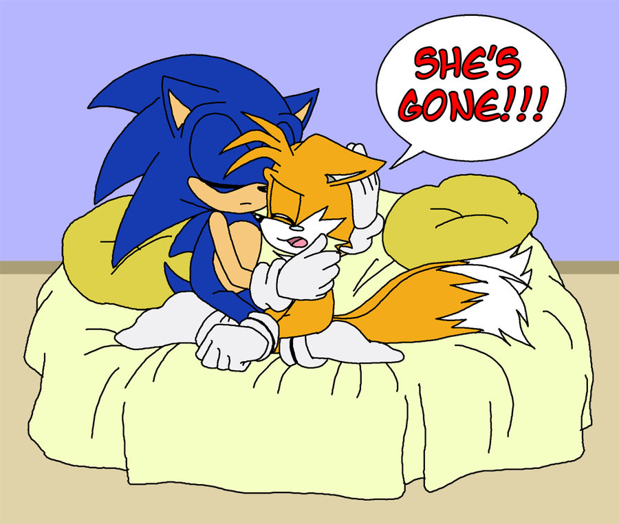 Sonic comforting Tails