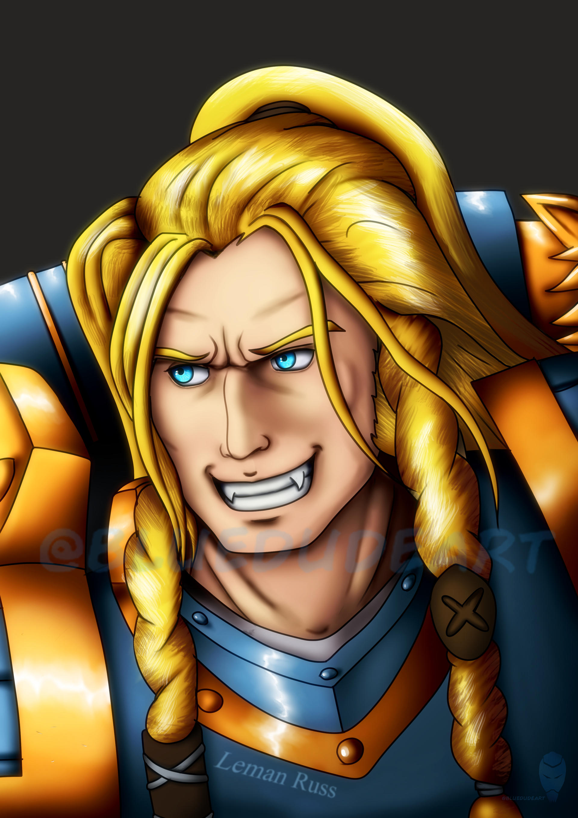 Leanem Rusk Leman Russ by BlueDudeArt on DeviantArt