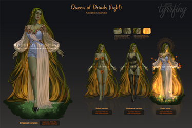Adopt auction: Queen of Driads Light ver. [OPEN]