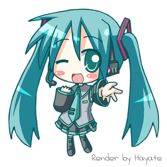 Miku Chibi Render