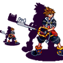 Sora - Kingdom Hearts II - PixelArt