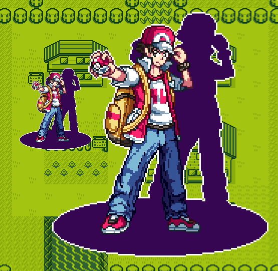 Pixilart - pokemon trainer red by g619096