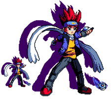 Gingka Hagane - Beyblade: Metal Saga - [PixelArt]