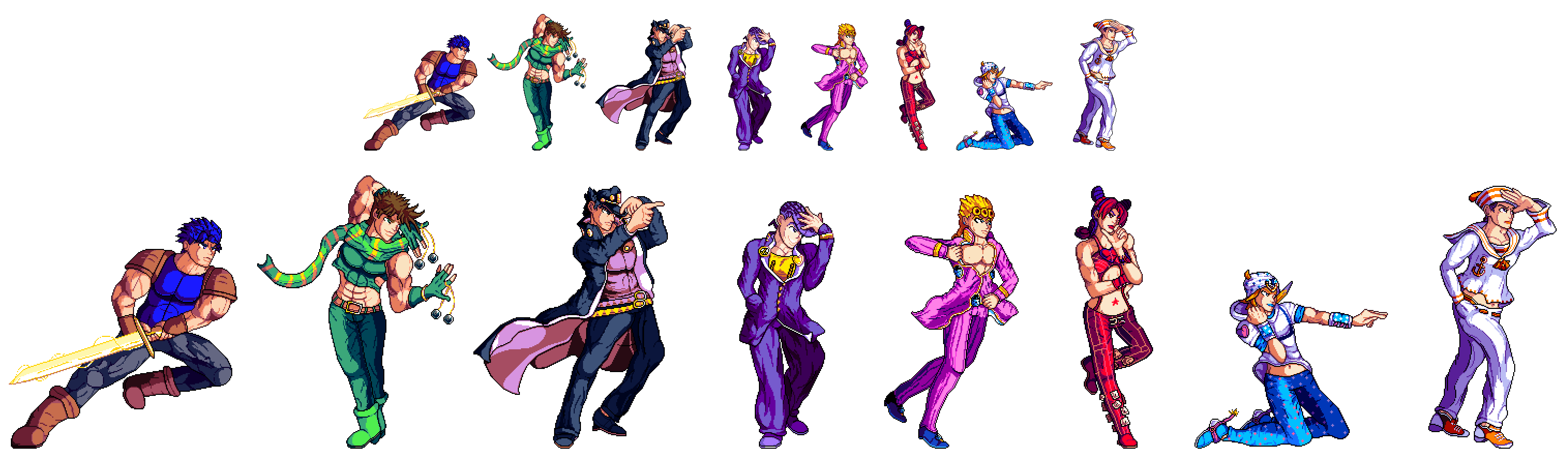 Jojo's Bizarre Adventure - [PixelArt]