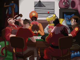 Poker After the Big Fight... er, Show