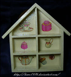 Little house decoupage