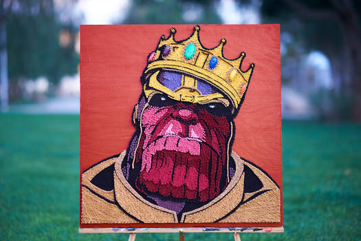 Notorious Thanos String Art