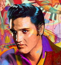 Elvis Presley By Aramisfraino De45u4h-fullview