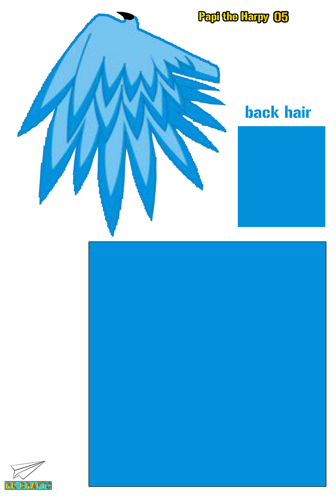 Papi the Harpy Papercraft 5 by RK-Crafts on DeviantArt