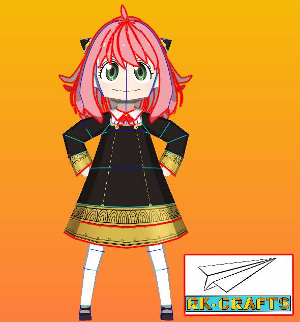 Spy X Family / Anya Forger Papercraft by RK-Crafts on DeviantArt
