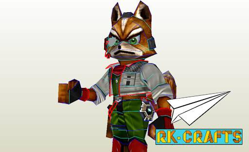 Andross Papercraft Star Fox / Fox McCloud Papercraft by RK-Crafts on DeviantArt