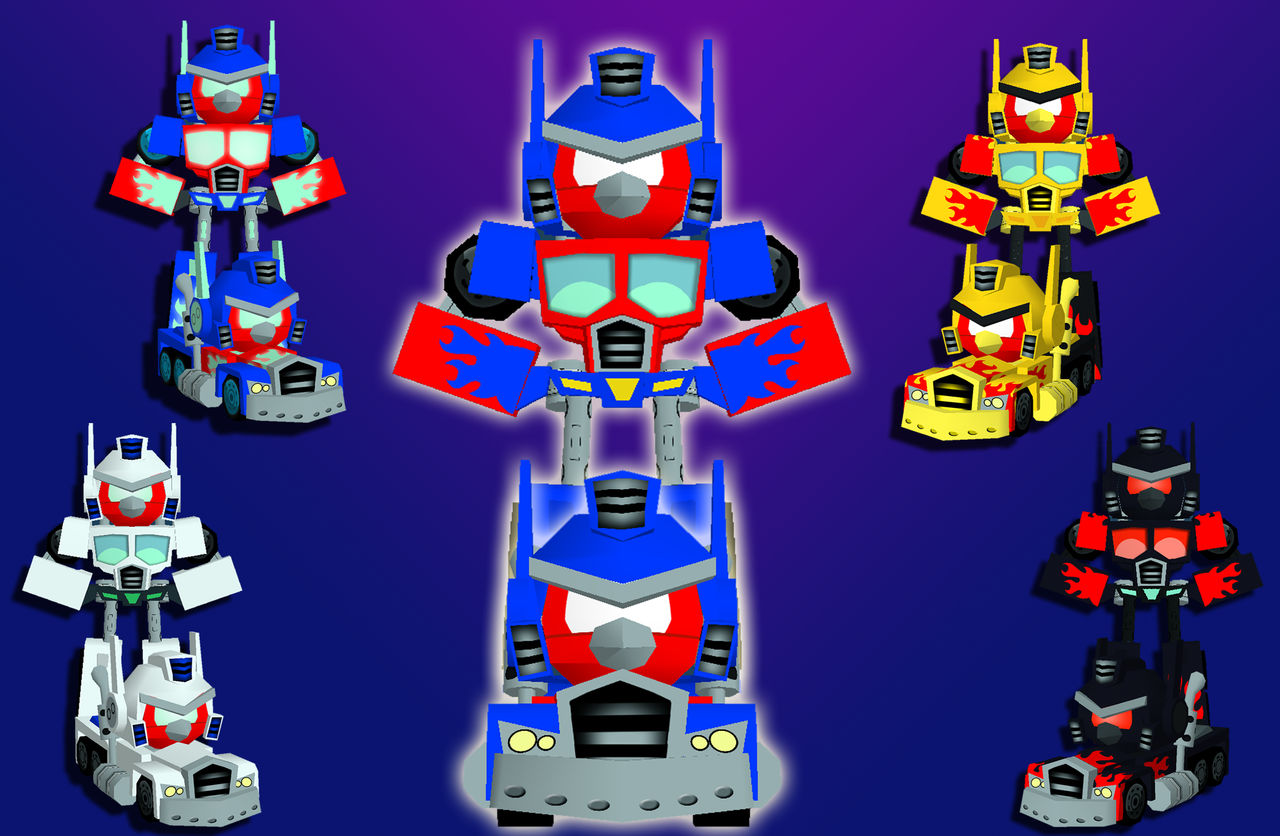 Angry Birds Transformers Optimus Prime Papercraft by RK-Crafts on ...