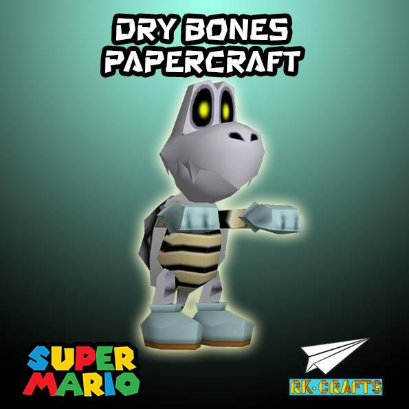 Super Mario Bros / Dry Bones Papercraft by RK-Crafts on DeviantArt