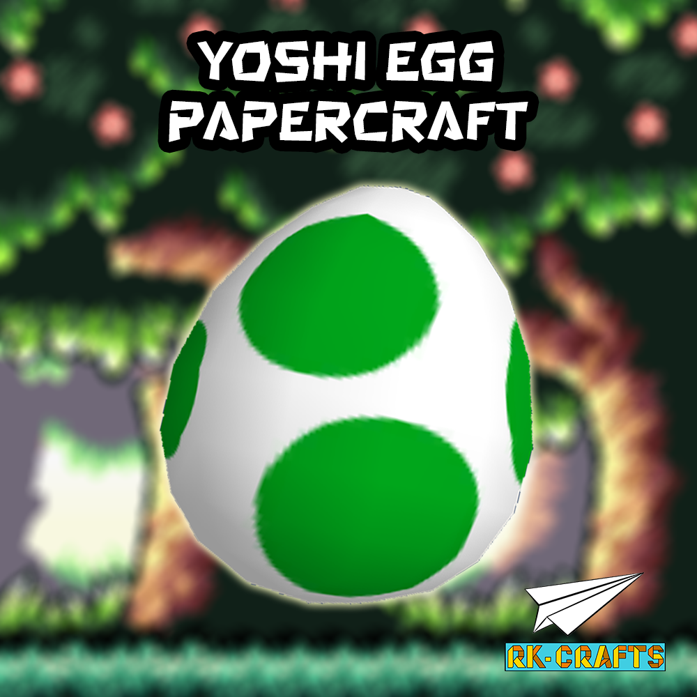 Yoshi Egg Papercraft by RK-Crafts on DeviantArt