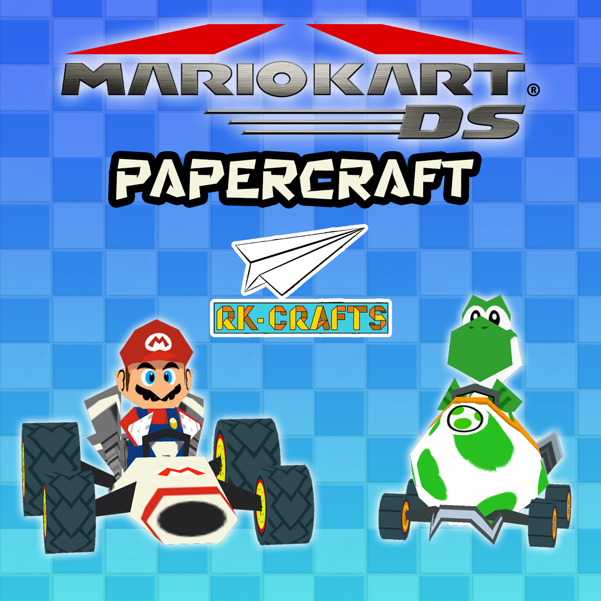 Mario Kart DS Papercraft by RK-Crafts on DeviantArt
