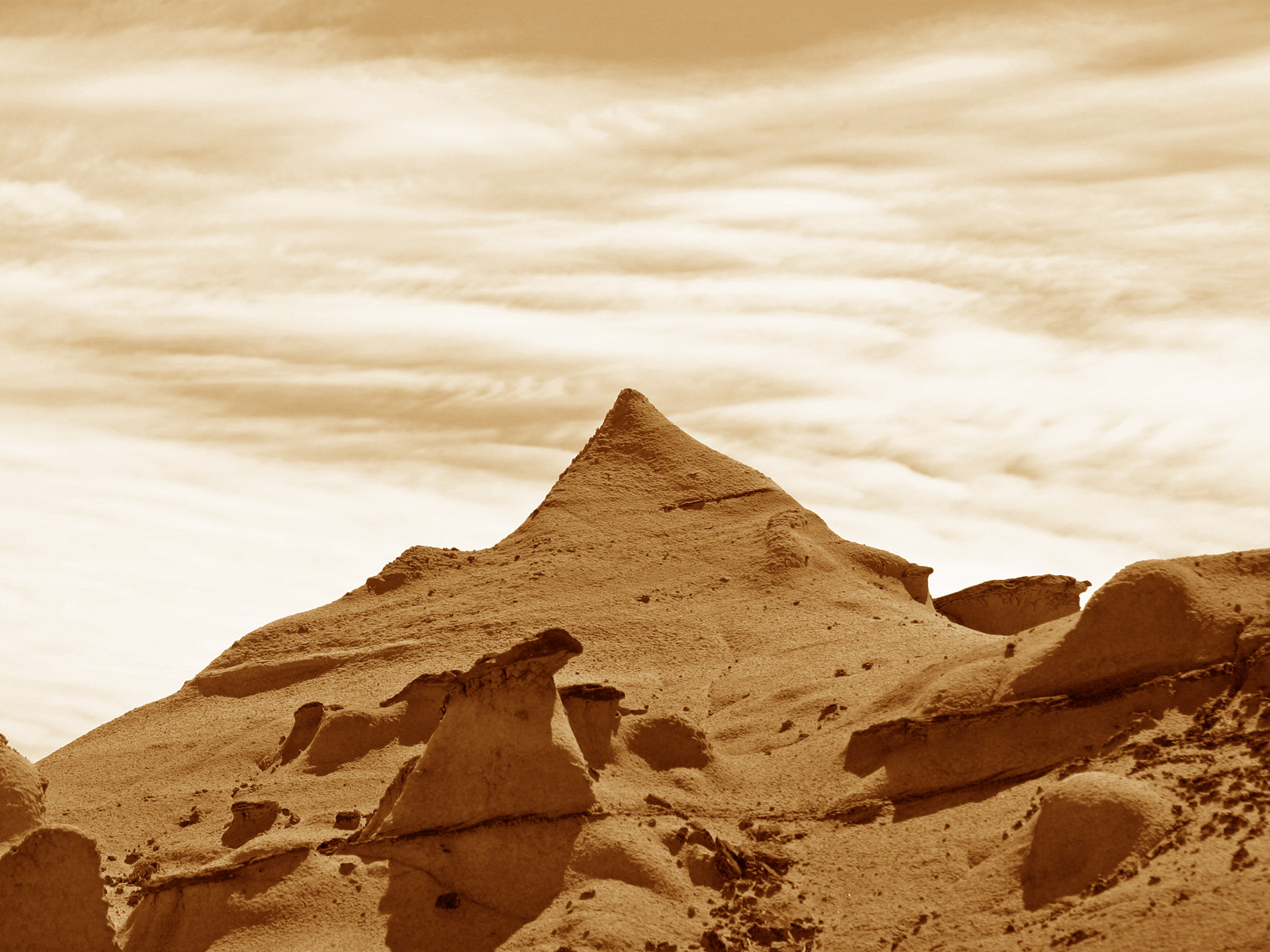 Sepia Landscape, Bisti, NM