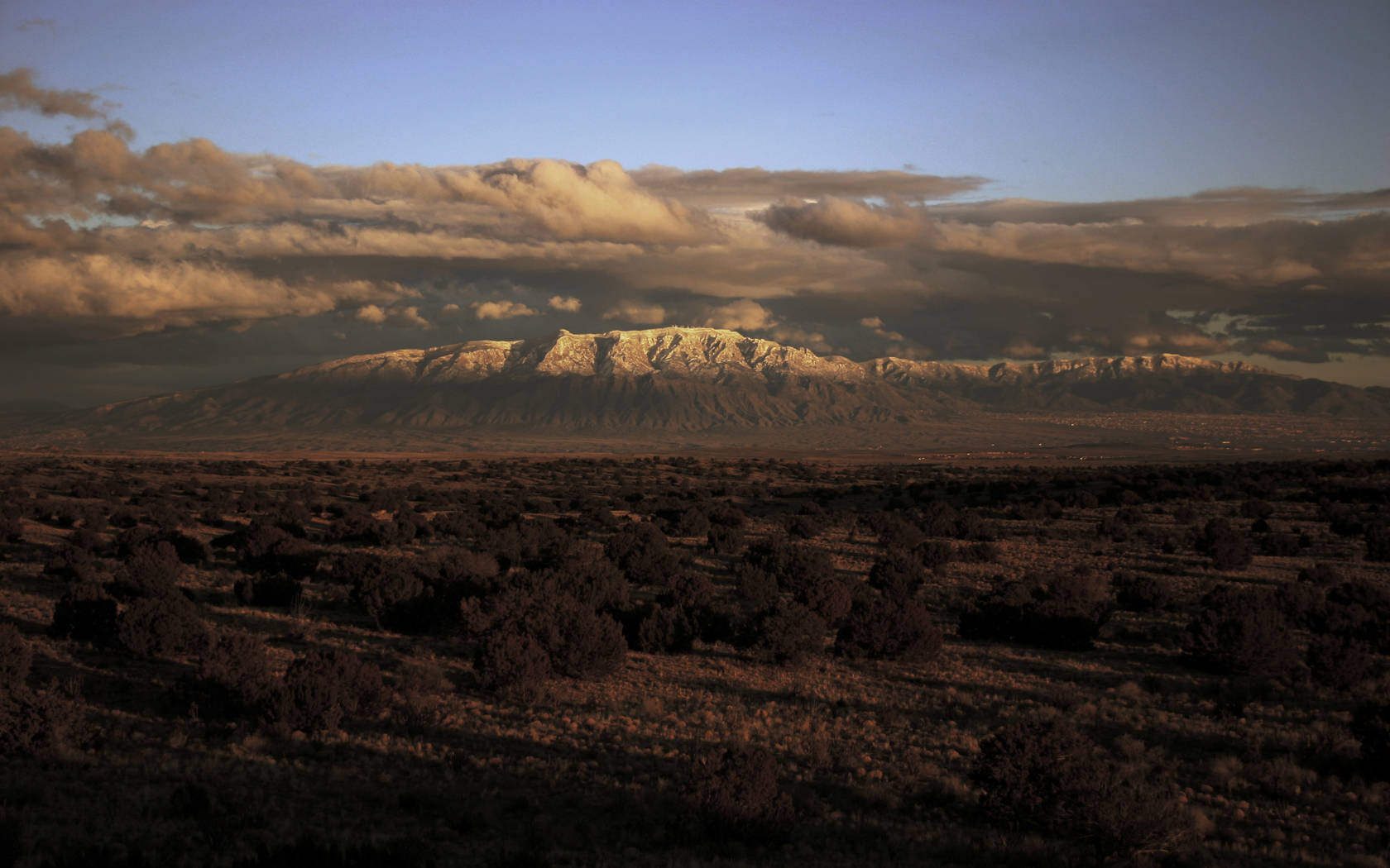 Ominous Sunset on Sandia