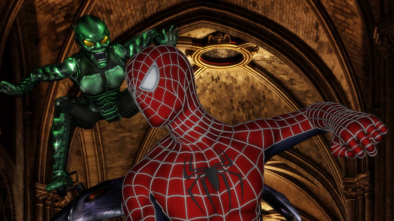 Green Goblin And Spider Man - 5D Diamond Painting