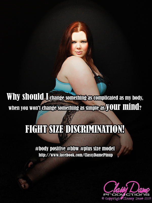 End Size Discrimination!