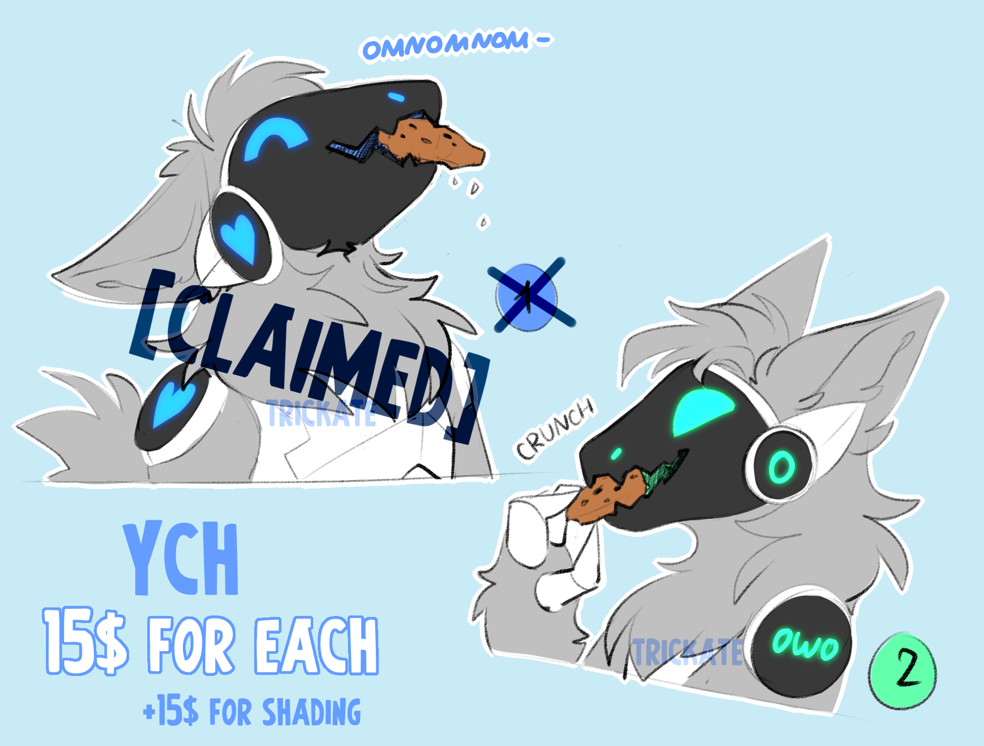 Protogen head - YCH.Commishes